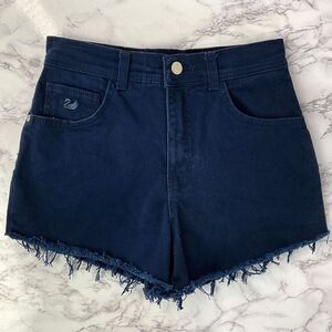 Gloria Vanderbilt Dark Blue Custom Cutoff Shorts 4